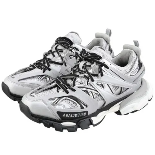 Alternative view of Giày Balenciaga Track Trainer 'Metallic Silver' 542023-W2CD1-8100