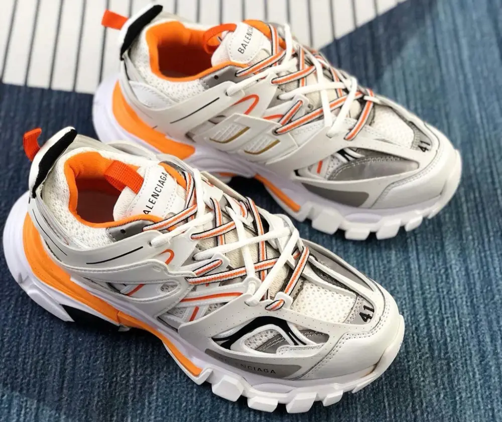Giày Balenciaga Track Sneaker ‘White Orange’ 542023-W1GB1-9059 - Ảnh 5