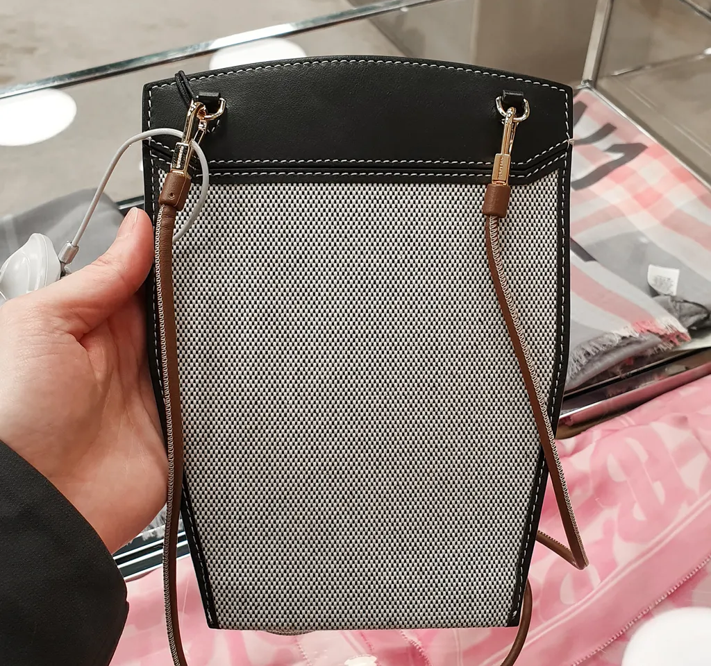 Túi Burberry Mini Society Phone 'Black' 80407891 - Ảnh 4