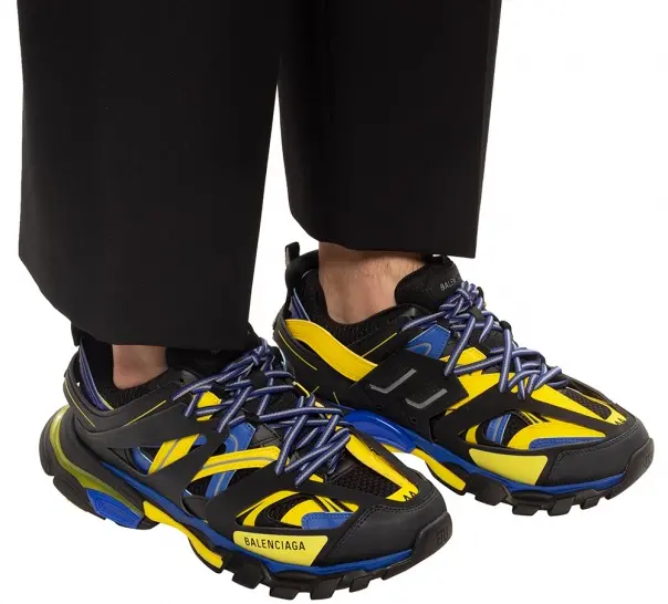Alternative view of Giày Balenciaga Track Trainer 'Black Yellow Blue' 542023-W1GC1-1080