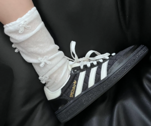 Alternative view of Giày Adidas Handball Spezial ‘Black White’ JP5669