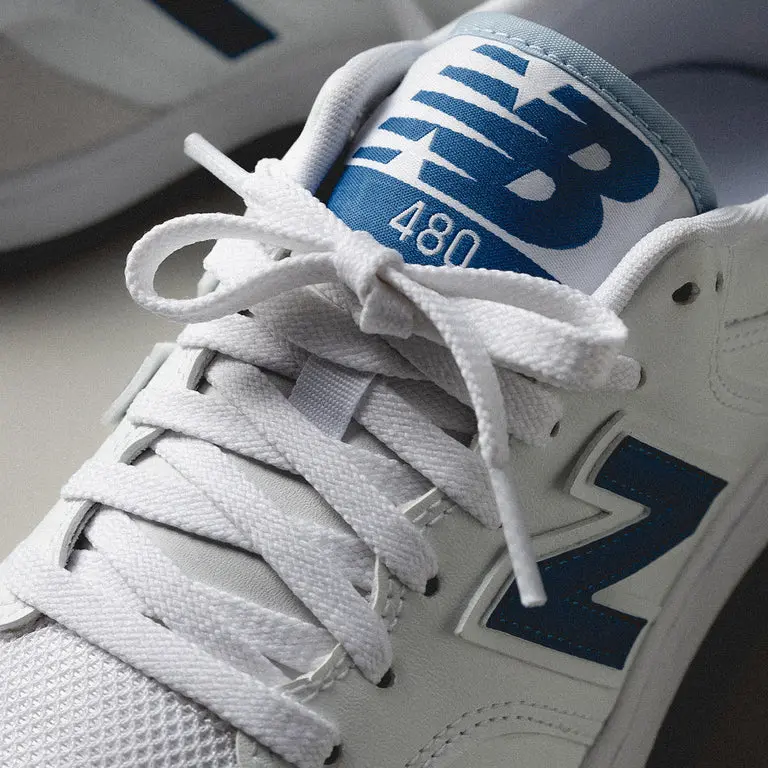 Alternative view of Giày New Balance 480 ‘White Blue’ BB480LFB