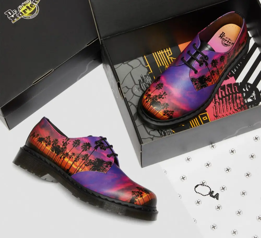 Giày Dr. Martens 1461 3-Eye ‘Purple Red’ 27257001 - Ảnh 3