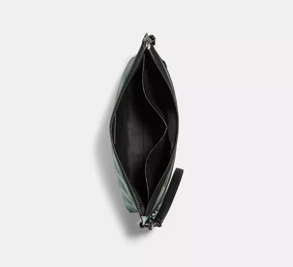 Alternative view of Túi Coach Carryall Pouch With Check Geo ‘Green’ 2747-QBTE