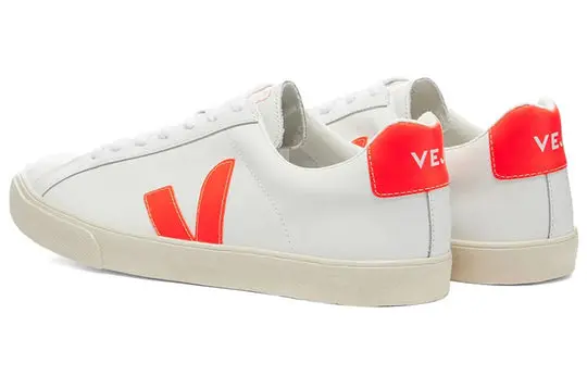 Giày Veja Esplar Lace-Up ‘White Orange Flou’ EO022213 - Ảnh 3