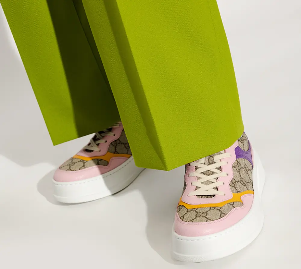 Alternative view of Giày Gucci GG Sneaker 'Beige Multi Monogram' 726850-FABAW-9785