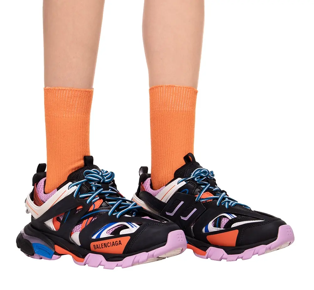 Giày Balenciaga Wmns Track 'Black Orange Pink' 542436-W1GC1-1054 - Ảnh 4