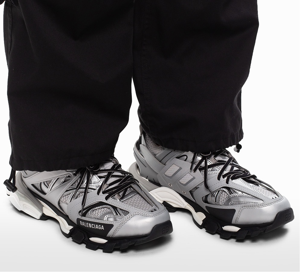 Giày Balenciaga Track Trainer 'Metallic Silver' 542023-W2CD1-8100 - Ảnh 7