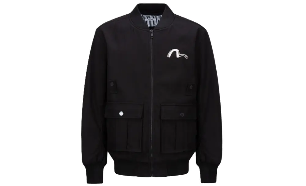 Áo Evisu Box Logo Embroidered 'Black' 2EAGNM1JK757XXPQ