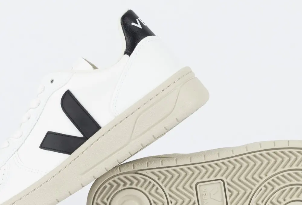 Giày Veja V-10 CWL ‘White Black’ VX0702901 - Ảnh 3