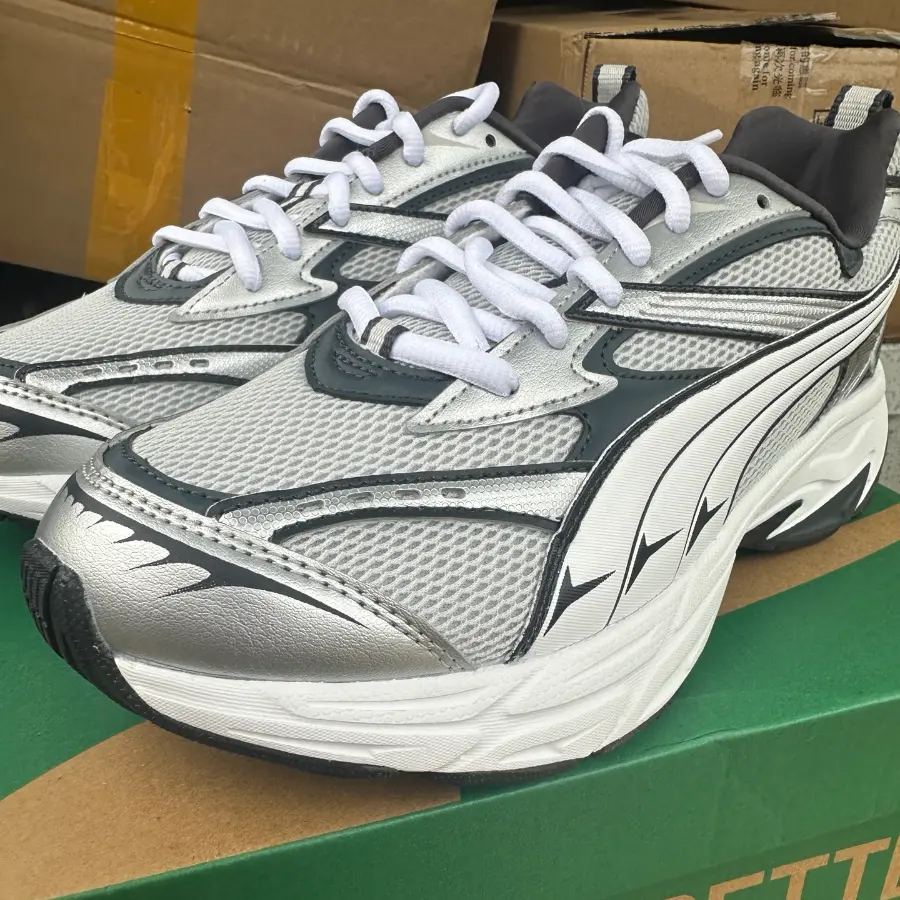 Giày Puma Morphic ‘Silver Glacial Grey’ 392724-16 - Ảnh 5