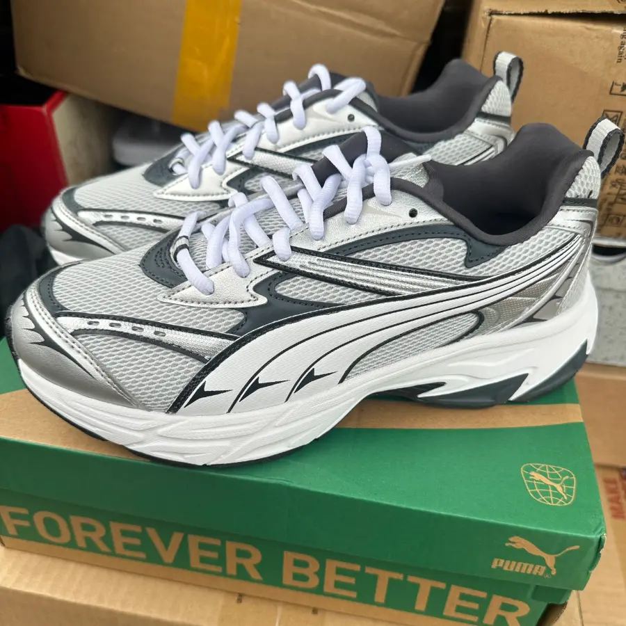Giày Puma Morphic ‘Silver Glacial Grey’ 392724-16 - Ảnh 4