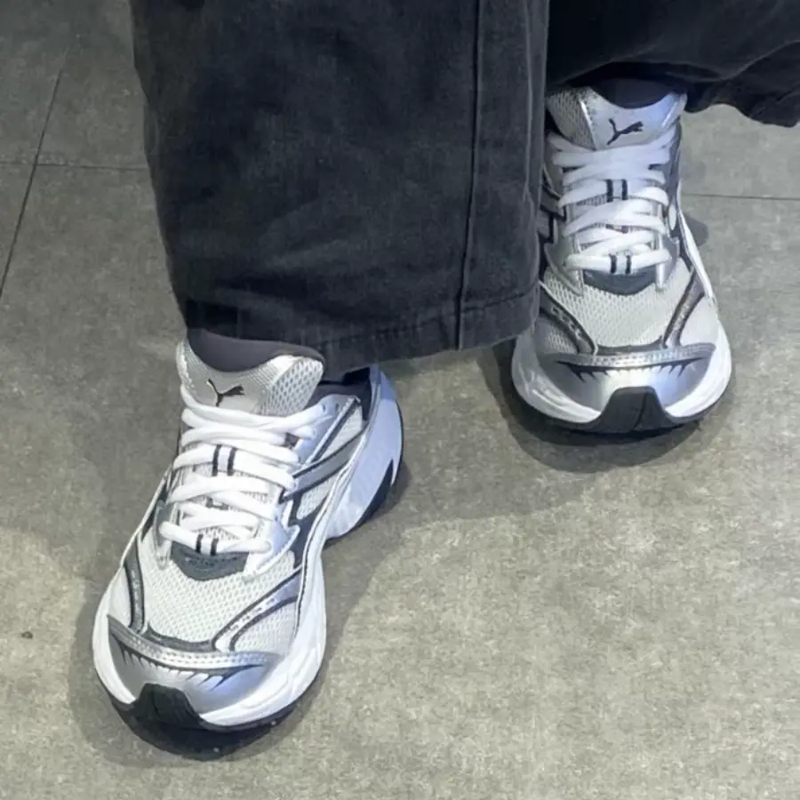Alternative view of Giày Puma Morphic ‘Silver Glacial Grey’ 392724-16