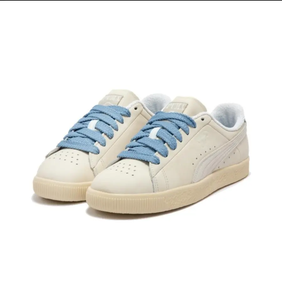 Alternative view of Giày Puma Clyde Basketball Nostalgia ‘Beige’ 395374-01