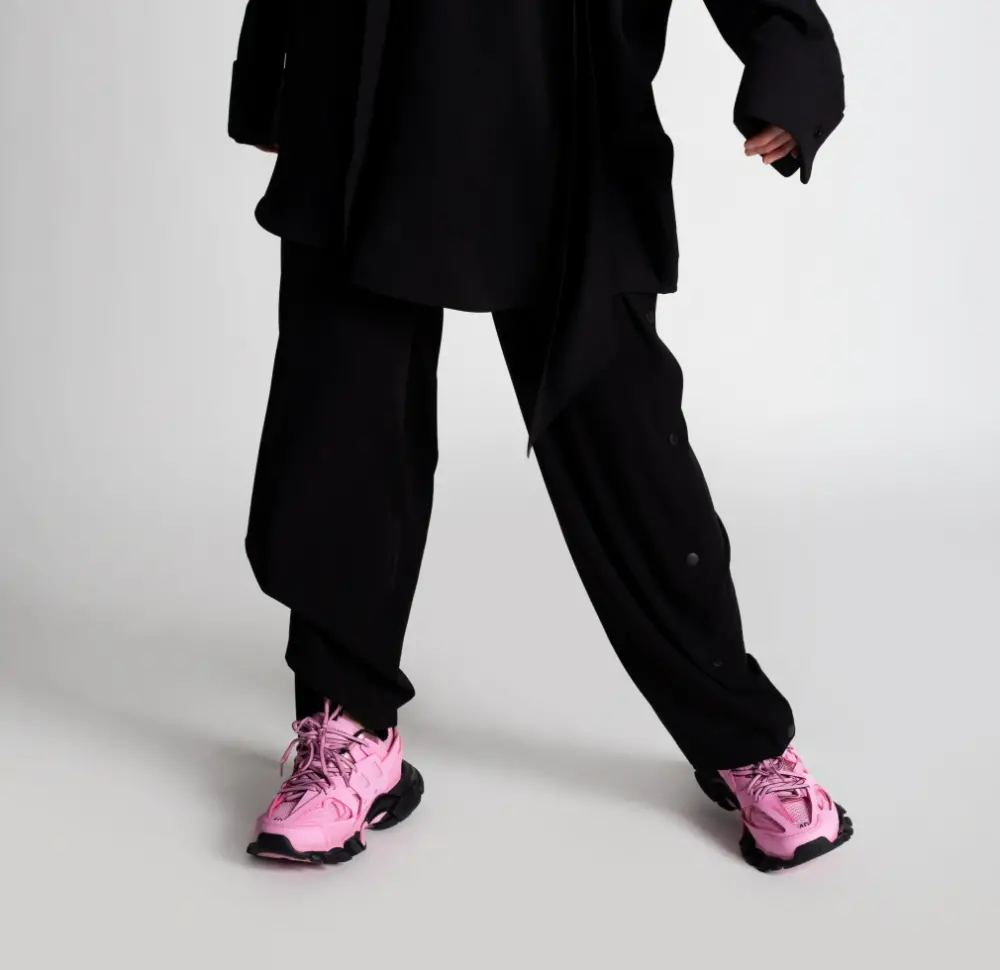 Giày Balenciaga Wmns Track ‘Pink Black’ 542436-W3AC1-5010 - Ảnh 4