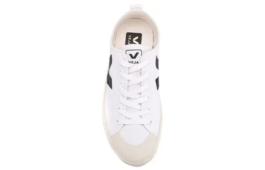 Giày Veja Nova Organic Cotton Sneakers ‘Black White’ NA011537 - Ảnh 3