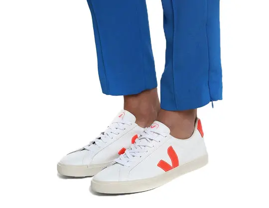 Alternative view of Giày Veja Esplar Lace-Up ‘White Orange Flou’ EO022213