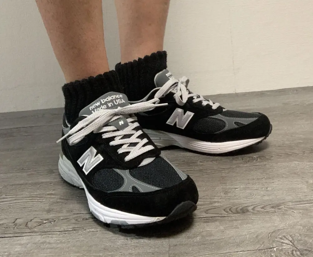 Giày New Balance 993 Made In USA 'Black White' MR993BK - Ảnh 3