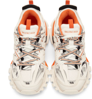 Alternative view of Giày Balenciaga Wmns Track ‘White Orange’ 542436-W1GB1-9059
