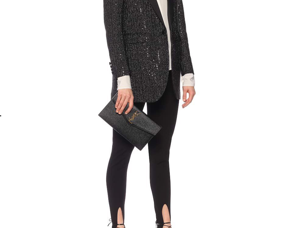 Túi Ví Nữ Saint Laurent Uptown ‘Black’ 5657391GF0J1000 - Ảnh 2