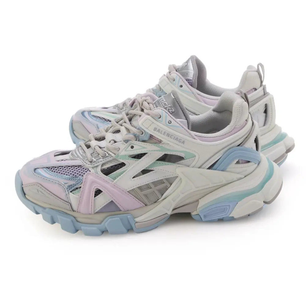 Alternative view of Giày Balenciaga Wmns Track.2 'White Light Blue' 568615-W2GN3-9045