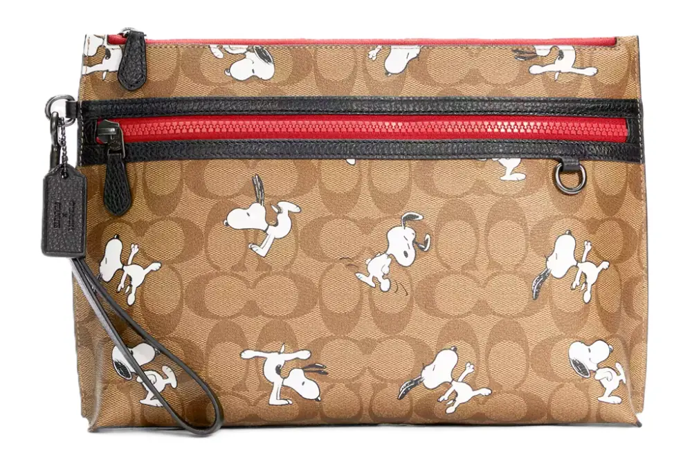 Túi Coach X Peanuts In Signature Canvas ‘Snoopy’ 5734-QBE7V