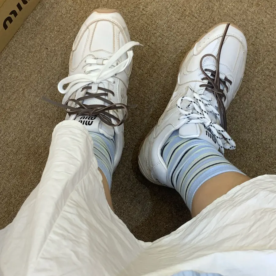 Giày New Balance 530 SL x Miu Miu ‘White Gum’ 5E165E-3F33-F0009-F-D005 - Ảnh 5