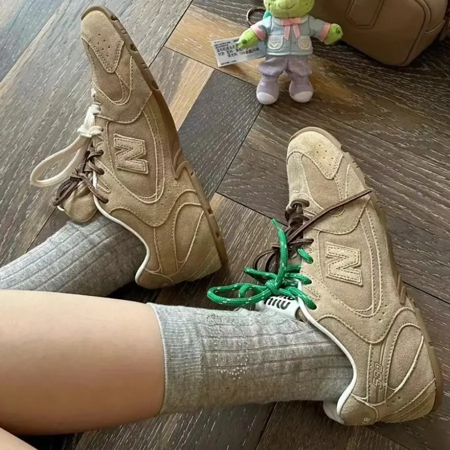 Giày New Balance 530 SL x Miu Miu ‘Ecru’ 5E165E-Z5O-F0379-F-D005 - Ảnh 4