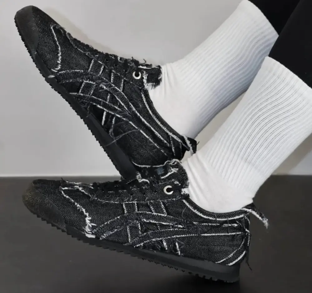 Giày Onitsuka Tiger Mexico 66 SD Denim ‘Black’ 1183C310-001 - Ảnh 3