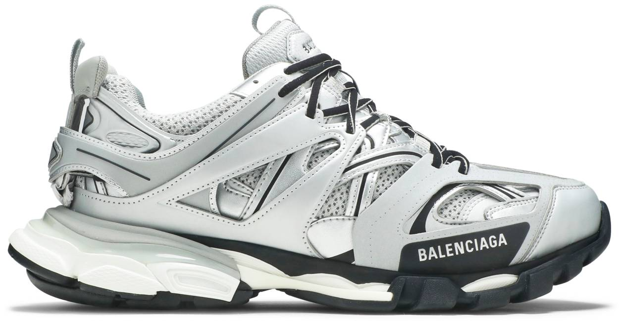 Giày Balenciaga Track Trainer 'Metallic Silver' 542023-W2CD1-8100