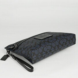 Túi Coach Signature Canvas Academy Pouch ‘Midnight’ 69473-MID - Ảnh 4