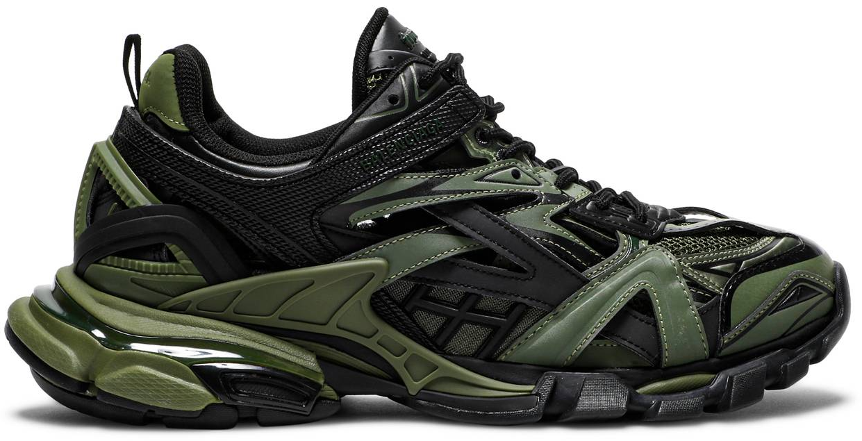 Giày Balenciaga Track.2 Trainer 'Khaki Black' 568614-W3AE1-2311