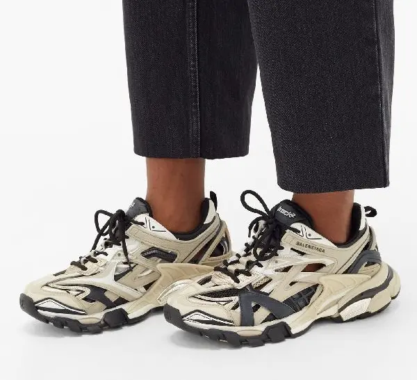 Giày Balenciaga Track.2 Sneaker ‘Beige Black’ 568614-W2GN3-8071 - Ảnh 3