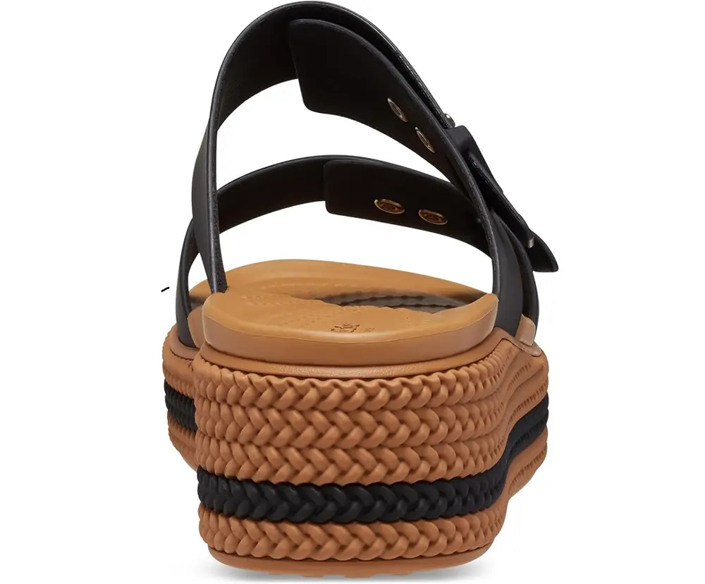 Alternative view of Dép Crocs Brooklyn Woven Buckle 'Black' 209978-001