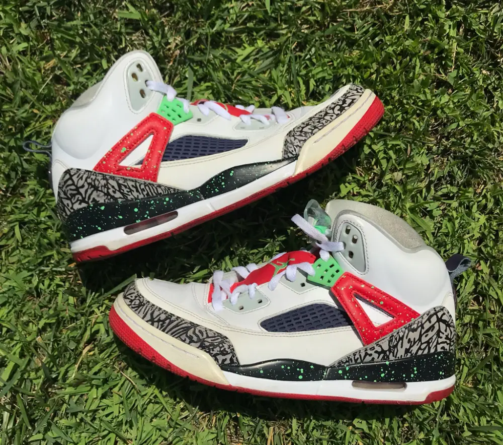 Alternative view of Giày Nike Air Jordan Spizike ‘Light Poison Green’ 315371-132
