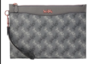 Túi Coach Hitch Pouch With Horse And Carriage Print ‘Grey’ 4903-GRY