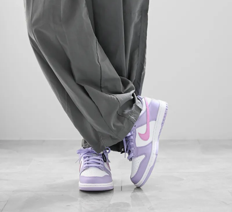 Giày Nike Dunk Low GS ‘Lilac Bloom Pink’ HQ1185-161 - Ảnh 7