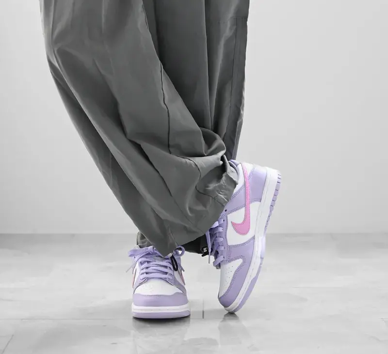 Giày Nike Dunk Low GS ‘Lilac Bloom Pink’ HQ1185-161 - Ảnh 7
