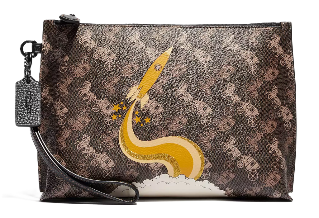 Túi Coach Charlie Pouch ‘Carriage And Rocket’ 86105-V5AA8