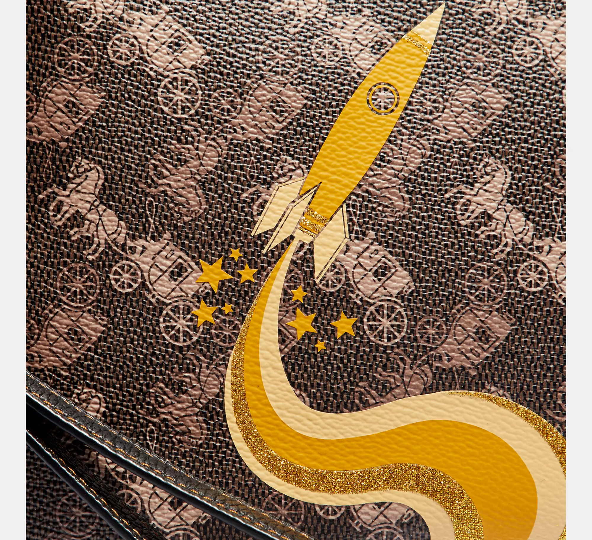 Túi Coach Charlie Pouch ‘Carriage And Rocket’ 86105-V5AA8 - Ảnh 4