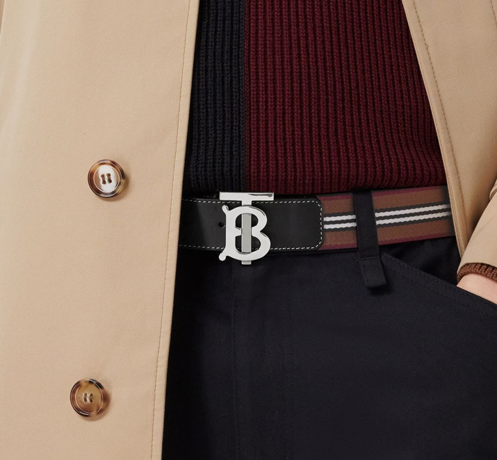 Thắt Lưng Burberry Monogram 'Stripe Webbed Belt' 80629081 - Ảnh 4