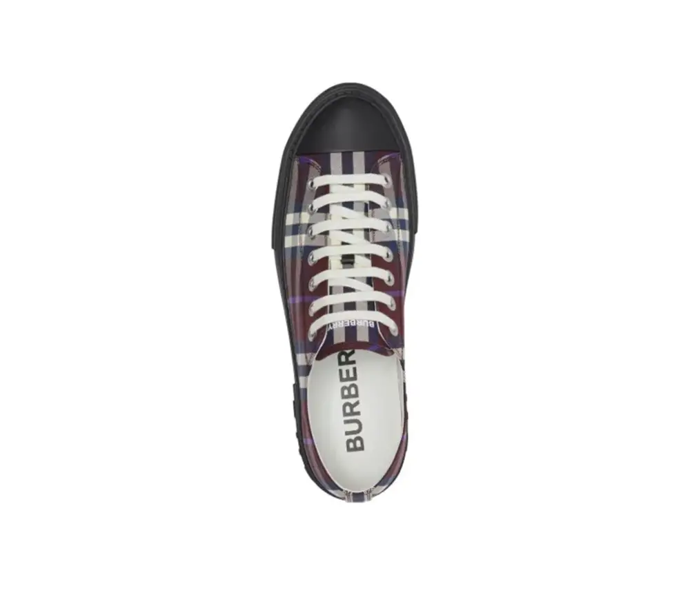 Giày Burberry Vintage Low Top 'Burgundy' 80556441 - Ảnh 3