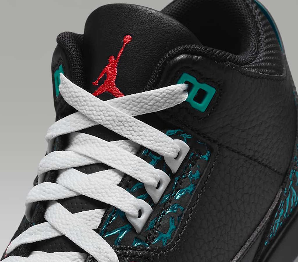 Giày Nike Air Jordan 3 'Black and Hyper Jade' FV5437-001 - Ảnh 4