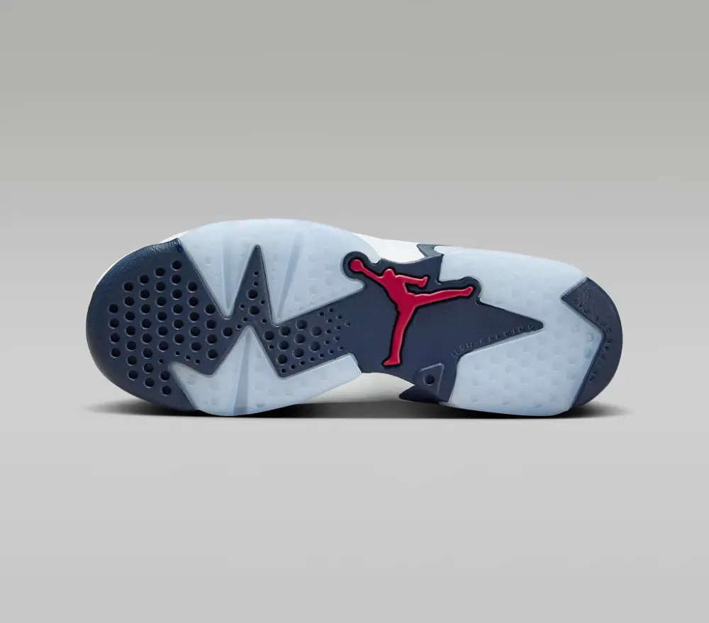 Giày Nike Air Jordan 6 Retro 'White and Midnight Navy' 384665-164 - Ảnh 3