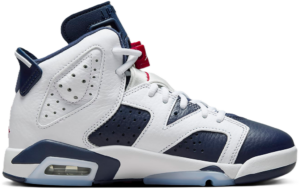 Giày Nike Air Jordan 6 Retro 'White and Midnight Navy' 384665-164