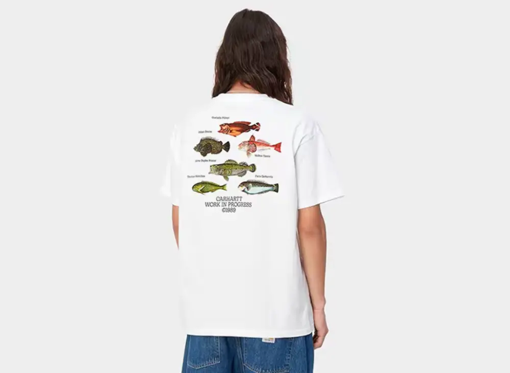 Áo Carhartt T-Shirt ‘Fish’ I033120-02-XX - Ảnh 3