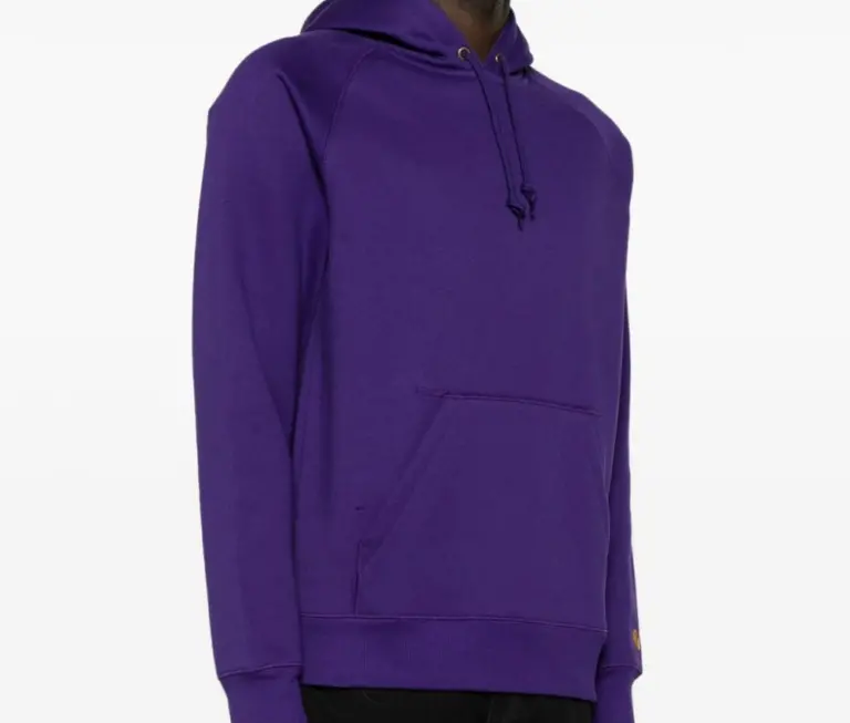 Áo Carhartt WIP Hooded Chase Sweatshirt ‘Purple’ I033661-1YV-XX - Ảnh 3