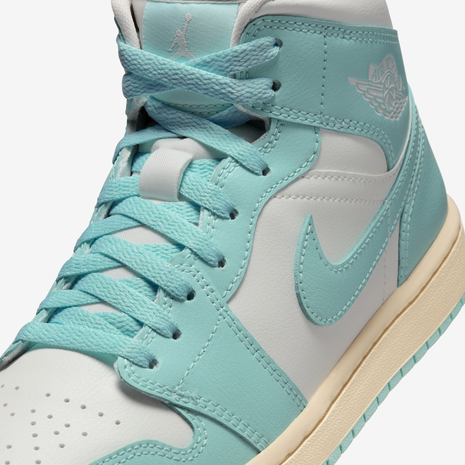Giày Nike Air Jordan 1 Mid ‘Light Dew’ BQ6472-132 - Ảnh 7