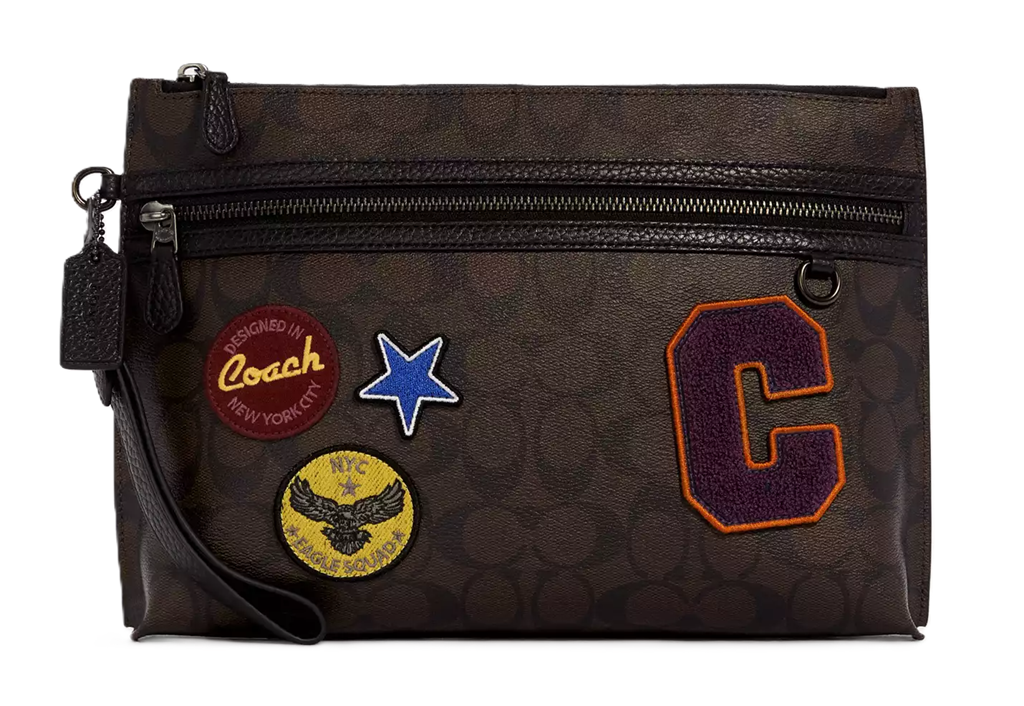 Túi Coach Signature Canvas ‘Souvenir Patches’ C6990-QBMAA