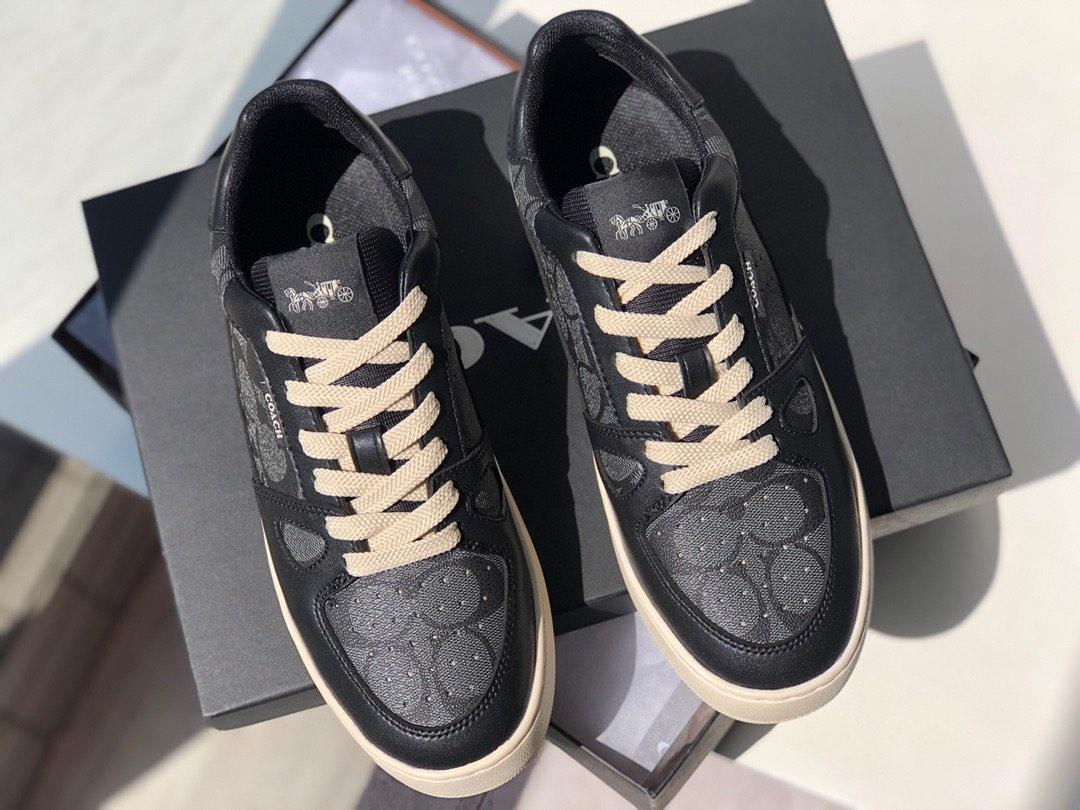 Giày Coach Citysole Court Sneaker ‘Black’ C8965-BLK - Ảnh 4